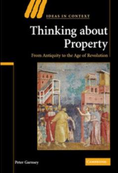 Hardcover Thinking about Property Book