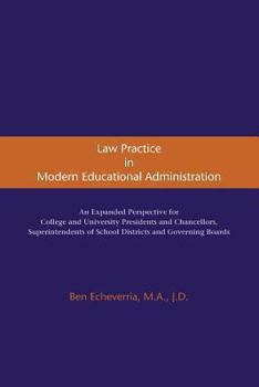 Paperback Law Practice in Modern Educational Administration Book