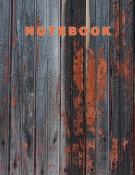 Old Weathered Wood Cover - Notebook Gift: Notebook Lined / Journal Gift, 100 Pages, Large (8.5 x 11 inches) Soft Cover, Matte Finish