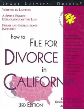 Paperback How to File for Divorce in California Book