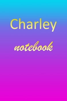 Paperback Charley: Blank Notebook - Wide Ruled Lined Paper Notepad - Writing Pad Practice Journal - Custom Personalized First Name Initia Book