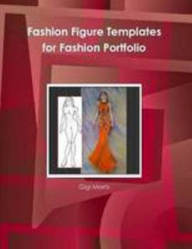 Paperback Fashion Figure Templates for Fashion Portfolio Book