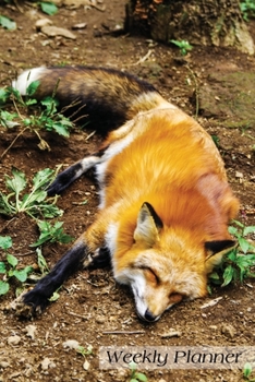 Weekly Planner: Fox Daily Planner Schedule Agenda Organizer 6x9 52 weeks