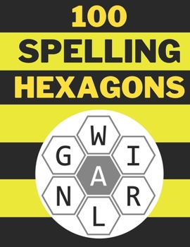 Paperback 100 Spelling Hexagons: 100 Letter Puzzles as seen in the NYT Book