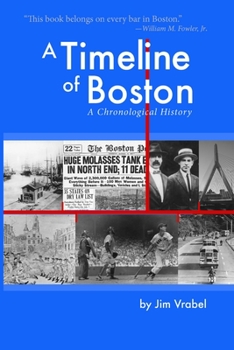 Paperback Timeline of Boston: A Chronological History Book