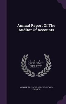 Hardcover Annual Report of the Auditor of Accounts Book
