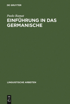 Hardcover Einführung in Das Germanische [German] Book
