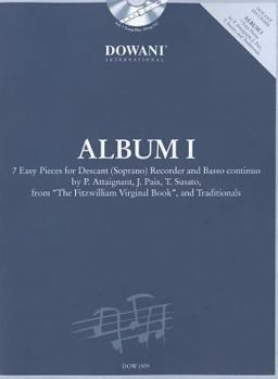 Misc. Album Volume 1 (Easy) for Descant (Soprano) Recorder and Basso Continuo [With CD (Audio)] Book