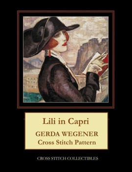 Paperback Lili in Capri: Gerda Wegener Cross Stitch Pattern Book