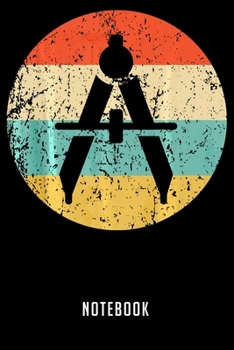 Notebook: Architect engineer vintage retro compass notebook|6x9(100 pages)Blank Lined Paperback Journal For Student|Architect Notebook for Journaling ... Jounal|Architect Gifts| Composition Notebook