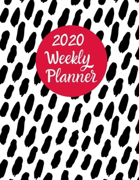 Paperback 2020 Weekly Planner: An Organizer for Busy Women in Red and White Book