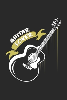 Paperback guitar lover: 6x9 Guitar - dotgrid - dot grid paper - notebook - notes Book