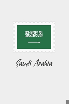 Paperback Saudi Arabia flag minimalist notebook: Country national flag travel journal notebook Book