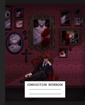 Notebook: Anime Death Note Soft Glossy Cover Graph Paper Pages Book 7.5 x 9.25 Inches 110 Pages
