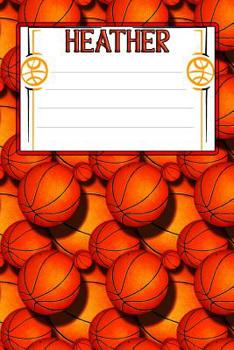 Paperback Basketball Life Heather: College Ruled Composition Book