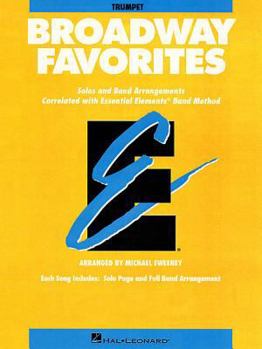 Paperback Essential Elements Broadway Favorites: BB Trumpet Book