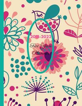 Paperback 2018 - 2022 Calibi Five Year Planner: Agenda Planner for the Next Five Years/60 months calendar ? 8.5 x 11, 2018-2022 Monthly Schedule Organizer (12/2 Book