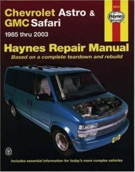 Paperback Haynes Chevrolet Astro & GMC Safari Mini-Vans Automotive Repair Manual Book