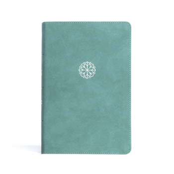 Imitation Leather CSB Personal Size Giant Print Bible, Earthen Teal Leathertouch Book