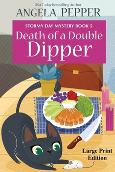 Paperback Death of a Double Dipper - Large Print [Large Print] Book