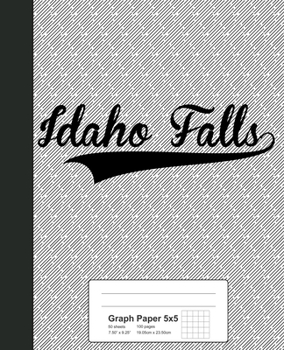 Paperback Graph Paper 5x5: IDAHO FALLS Notebook Book