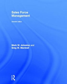 Hardcover Sales Force Management: Leadership, Innovation, Technology - 11th edition Book