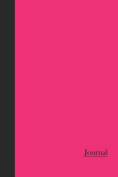 Journal: Color Duo (Pink and Black) 6x9 - LINED JOURNAL - Writing journal with blank lined pages