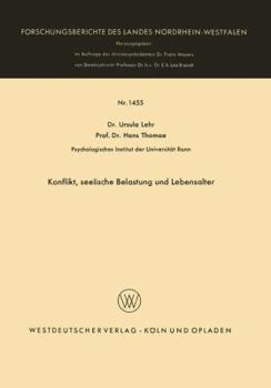 Paperback Konflikt, Seelische Belastung Und Lebensalter [German] Book