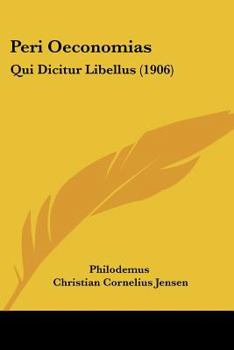 Paperback Peri Oeconomias: Qui Dicitur Libellus (1906) Book