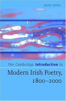 The Cambridge Introduction to Modern Irish Poetry, 1800-2000 - Book  of the Cambridge Introductions to Literature