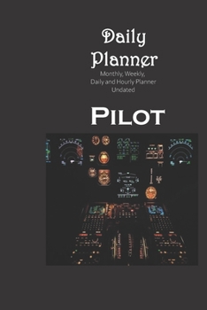Daily planner Undated Pilot Professional: Monthly, Weekly, Daily and Hourly Planner Undated  size 6x9 inch from Rain Journals