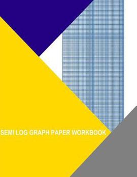 Paperback Semi Log Graph Paper Workbook: 1 Decade By 36 Divisions Book
