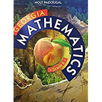 Hardcover Holt McDougal Mathematics: Common Core GPS Student Edition Grade 6 2014 Book