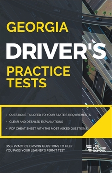 Paperback Georgia Driver's Practice Tests Book