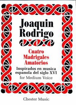 Paperback Cuatro Madrigales Amatorios: Medium Voice and Piano Book