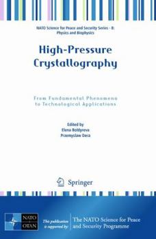 Paperback High-Pressure Crystallography: From Fundamental Phenomena to Technological Applications Book