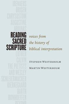 Paperback Reading Sacred Scripture: Voices from the History of Biblical Interpretation Book