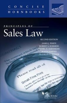 Paperback Principles of Sales Law (Concise Hornbook Series) Book