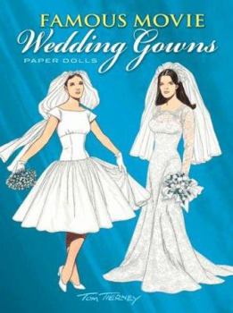 Paperback Famous Movie Wedding Gowns Paper Dolls Book