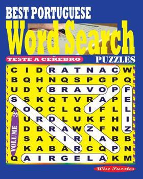 Paperback BEST PORTUGUESE Word Search Puzzles. Volume 3 [Portuguese] Book