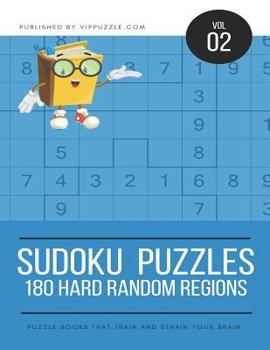 Paperback Sudoku Puzzles - 180 Hard Random Region Book