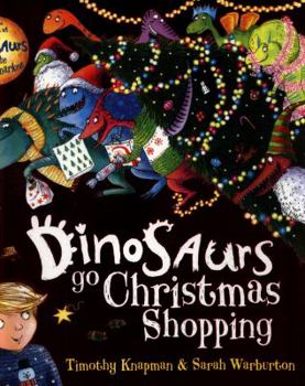 Paperback Dinosaurs Go Christmas Shopping Book