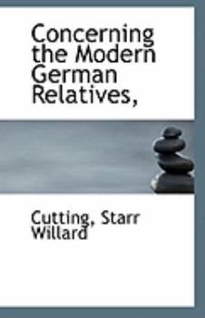 Concerning the Modern German Relatives