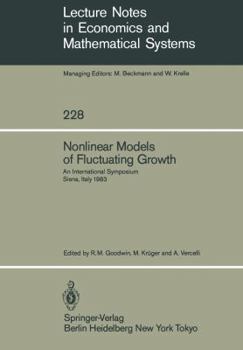 Paperback Nonlinear Models of Fluctuating Growth: An International Symposium Siena, Italy, March 24-27, 1983 Book