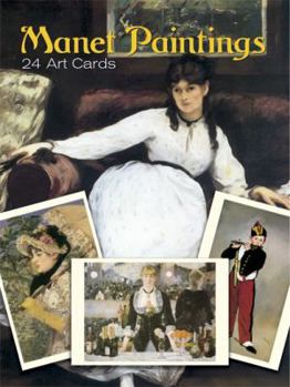 Paperback Manet Paintings: 24 Art Cards (Dover Postcards) Book