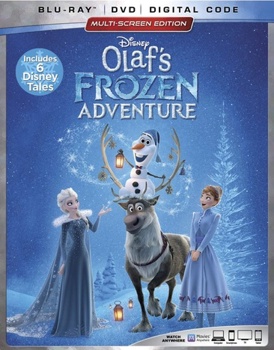 Blu-ray Olaf's Frozen Adventure Book