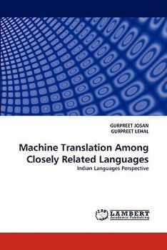 Paperback Machine Translation Among Closely Related Languages Book