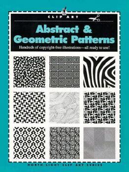 Paperback Abstract and Geometric Patterns: Clip Art (North Lighth) Book