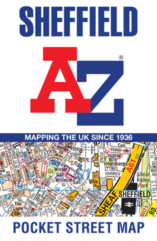 Paperback Sheffield A-Z Pocket Street Map Book