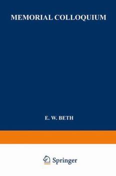 Paperback Memorial Colloquium: Logic and Foundations of Science Paris, Institut Henri Poincaré, 19-21 May 1964 Book